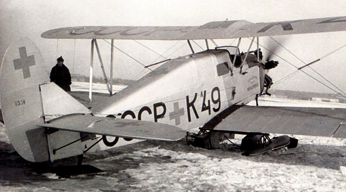 Санитарный самолет С-1. Источник фото:  http://авиару.рф/