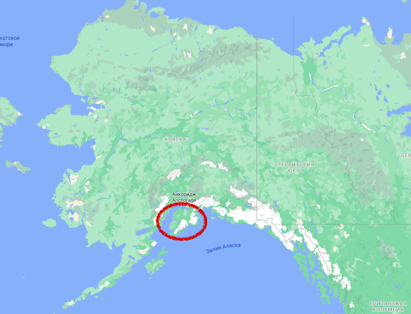Координаты аляски. Полуостров Кенай Аляска на карте. Полуостров Кенай на карте. Аляска Кенай на карте. Аляска населенные пункты.