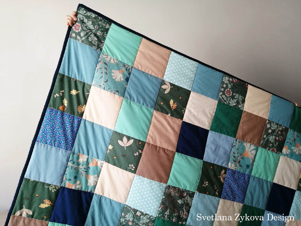 Вот такое одеяло получилось, листайте галерею