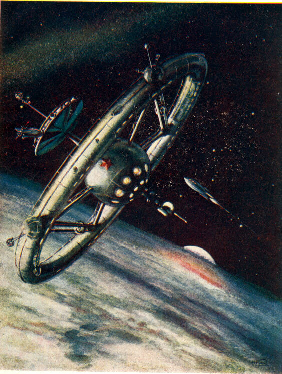 Орбитальная станция глазами художника