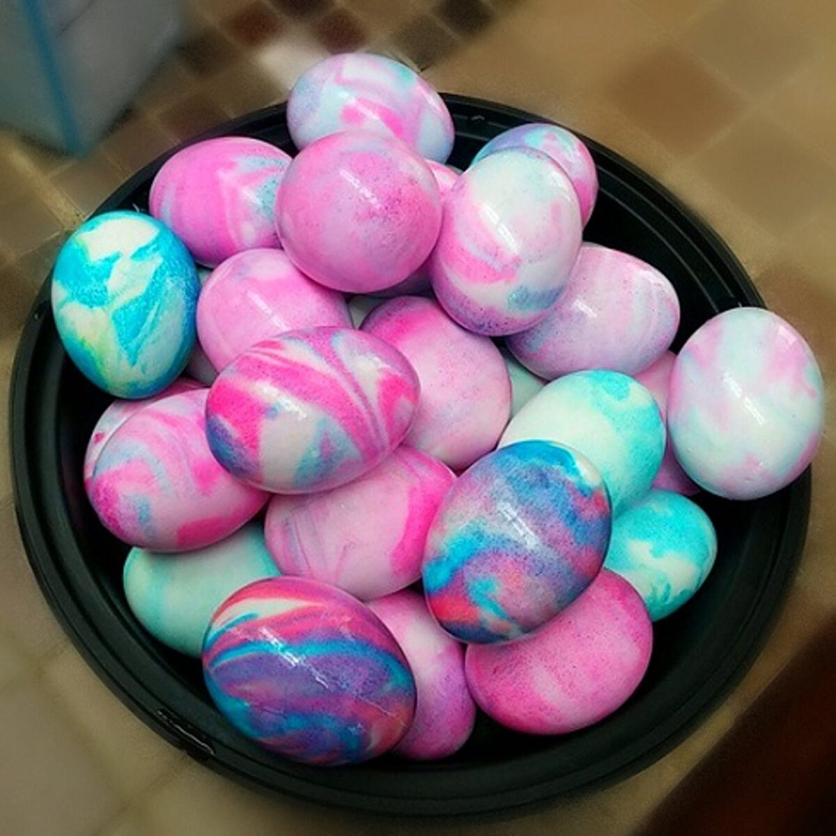 Каким цветом покрасить яйца