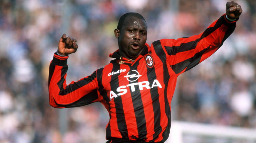 Джордж Веа. George Weah футболист. Джордж Веа ПСЖ.