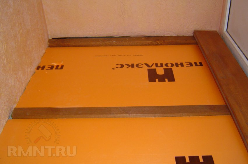 Мастер-класс: утепление и отделка пола на лоджии | Строительный портал ...