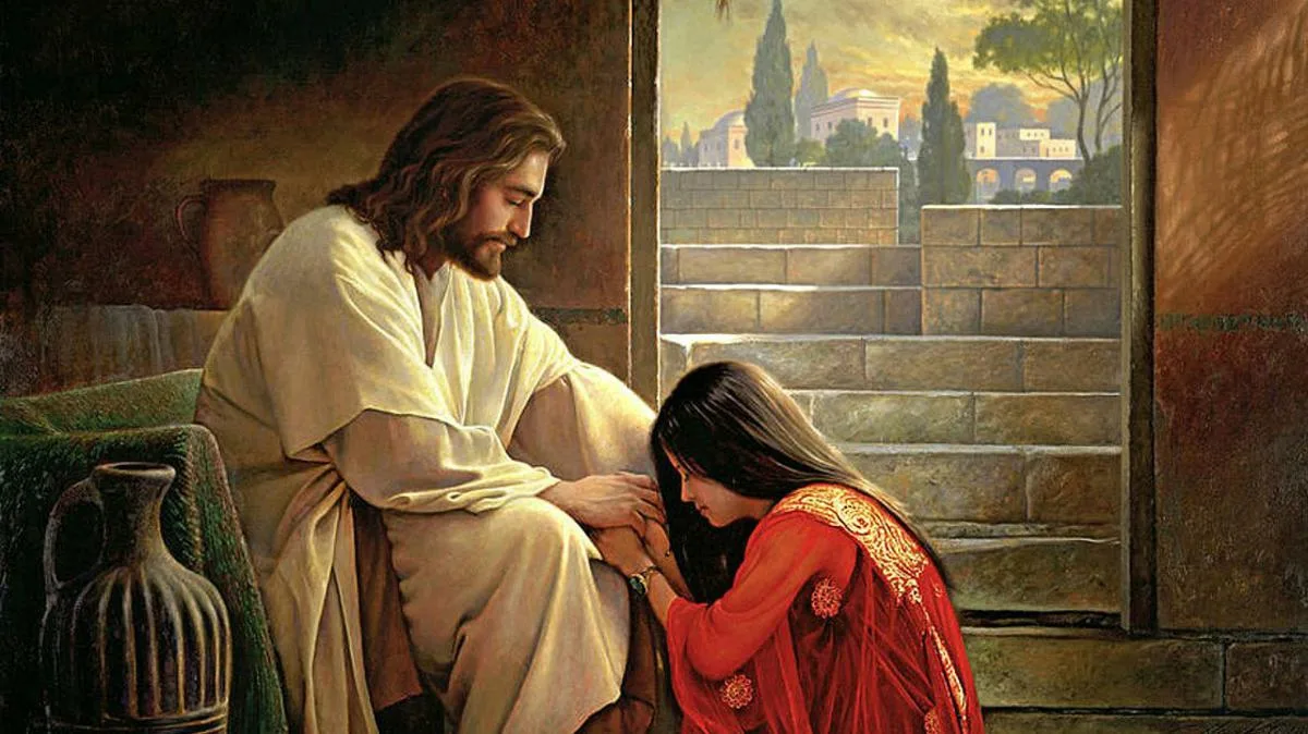 Раскаявшаяся грешница. Картинка из открытого доступа