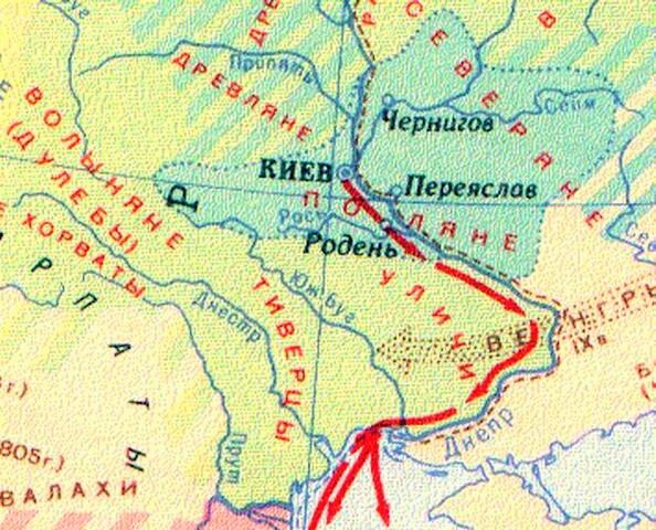 Вятичи где жили карта в древней руси