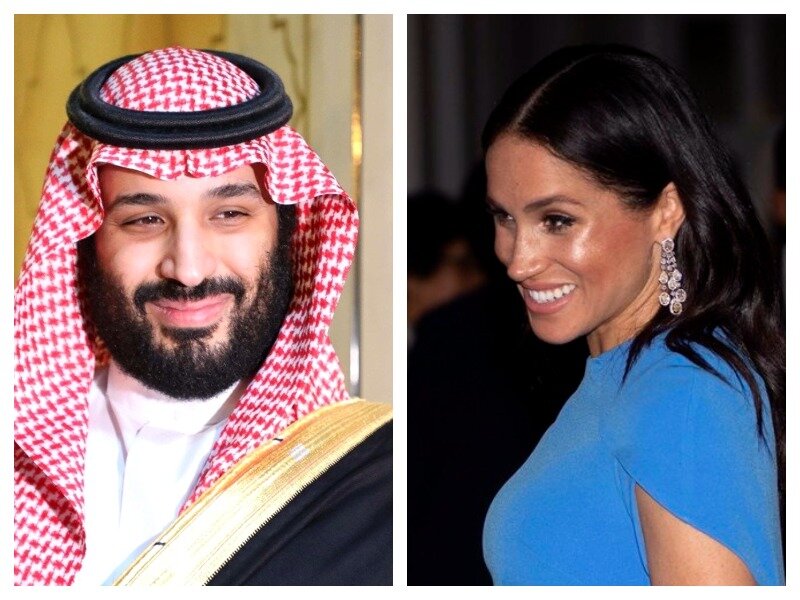 Меган Маркл во время официального ужина на Фиджи, вторник, 23 октября 2018 г. Фото из открытых источников, коллажи автора 