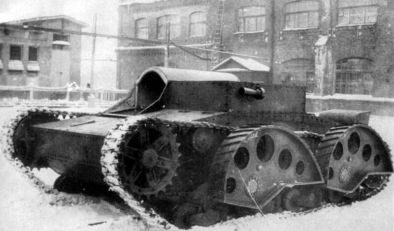 Макет советского "прыгающего" танка ТПП-2. Источник фото http://alternathistory.com/