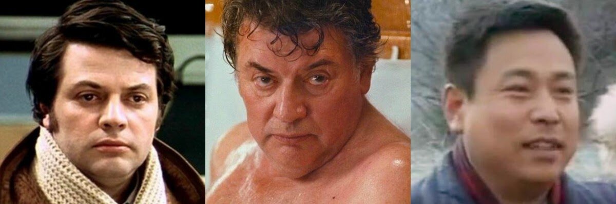 Александр Ширвиндт в роли Павлика в фильмах «Ирония судьбы» и «Ирония судьбы. Продолжение» и Тэ Бок, северокорейский аналог Павлика