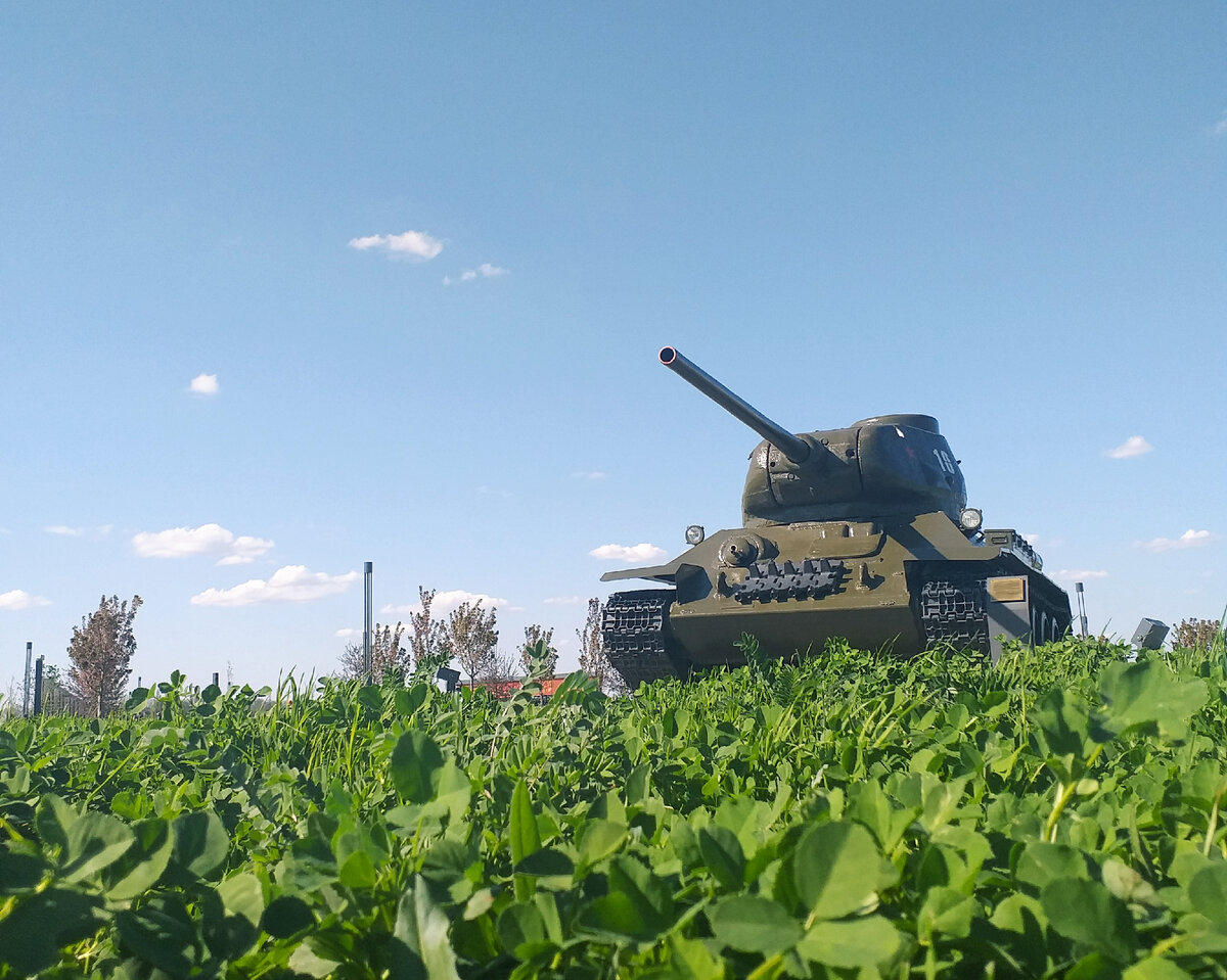 Т-34, один из экспонатов