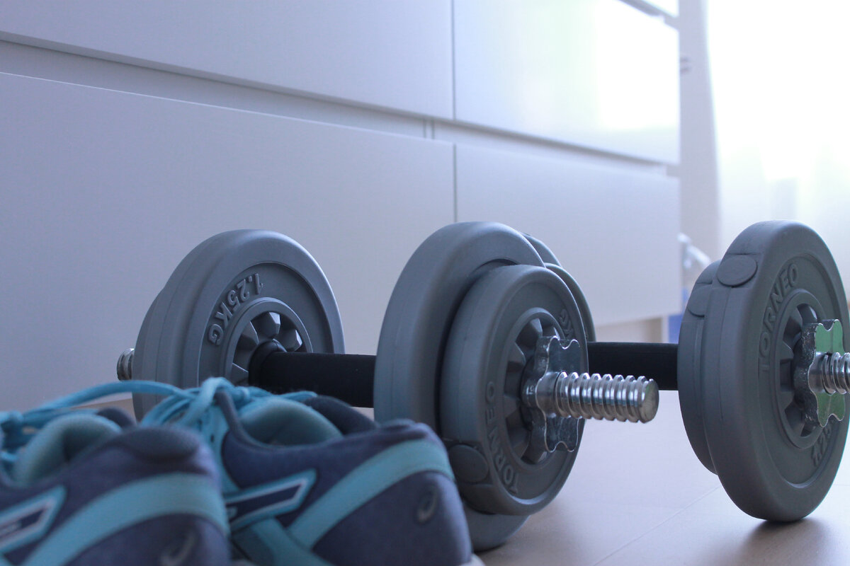 Гантели разборные в пластиковом корпусе