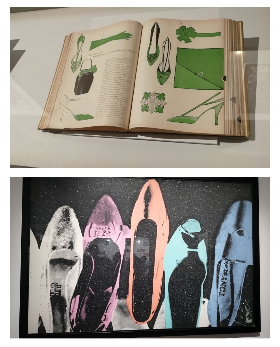 Работы Уорхола из журнала Harper's Bazaar 1955(1958)год.