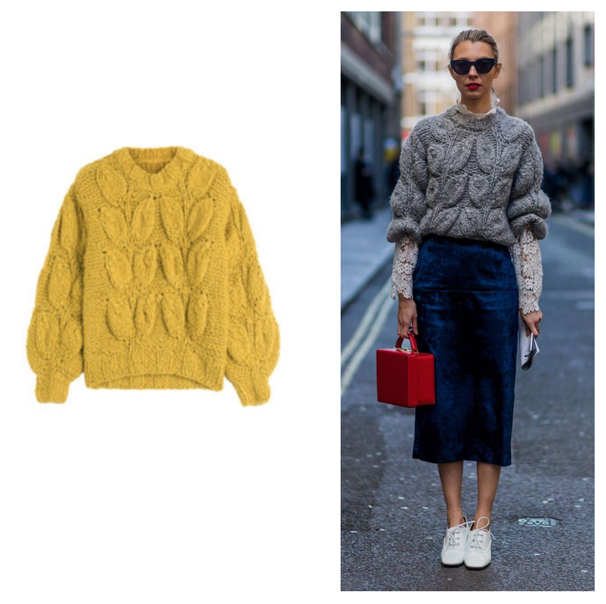 Вот такой свитер легко могла связать моя мама, но это Maison Margiela за уйму денег