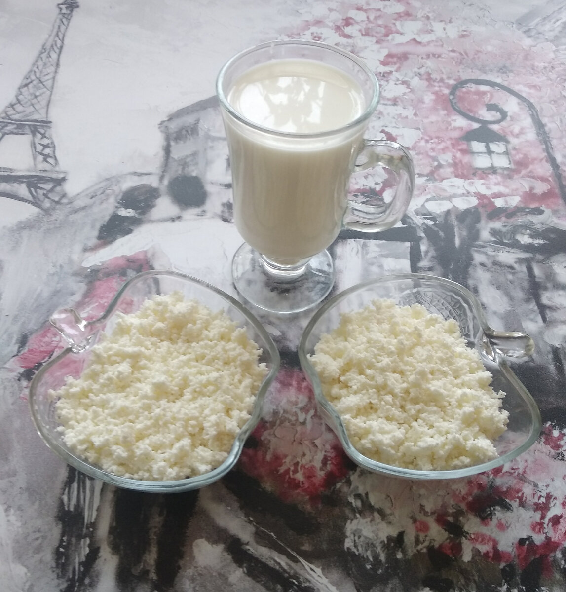 Вкуснейшее молоко и творожок!