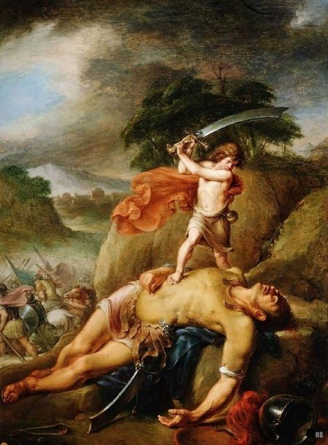 Леонардо Аленца. Давид и Голиаф. https://i.pinimg.com/474x/34/10/e6/3410e6833a8eb64f3a845761a1e6f8f8.jpg