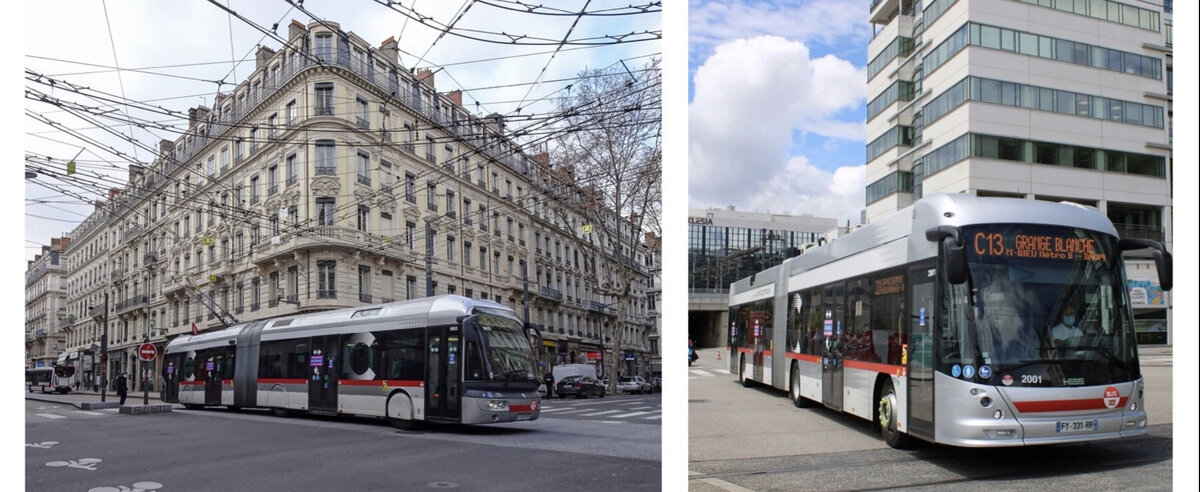 Лионский троллейбус