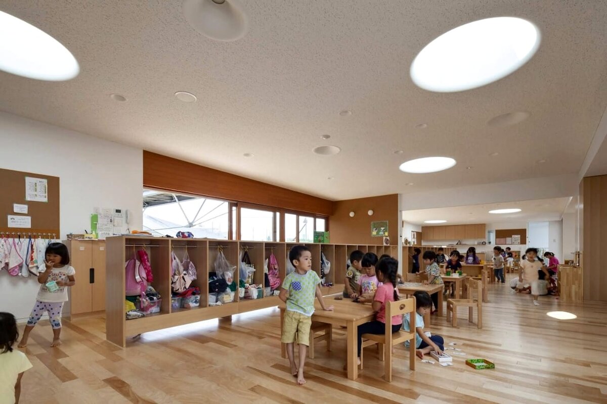 Вот такие садики в Японии