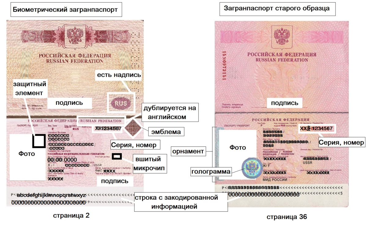 Зарубежный паспорт нового образца