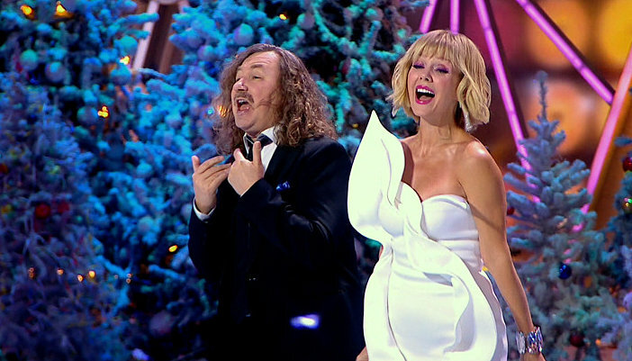 скрин-шот из передачи «Голубой огонёк 2022»