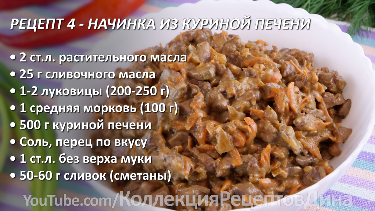 Сборник рецептур пирогов пирожков