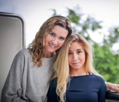 Тренер Этери Тутберидзе с дочерью Дианой Дэвис