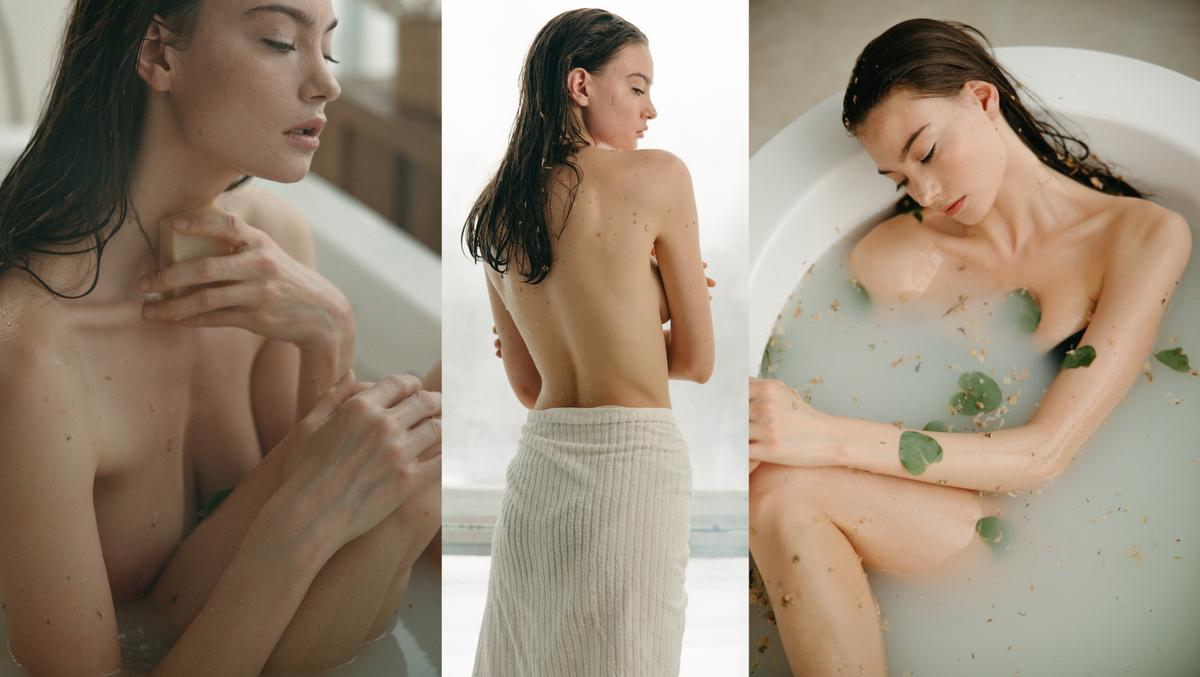 Модель в стиле ню