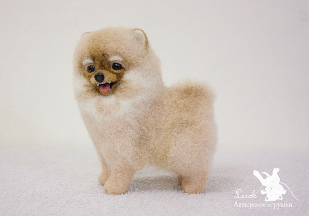 Шпиц из шести. Игрушка выполнена по индивидуальному заказу