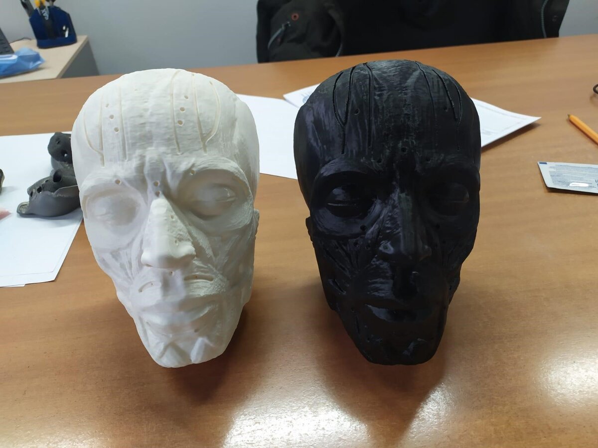 3D-модель лица для обучения врачей