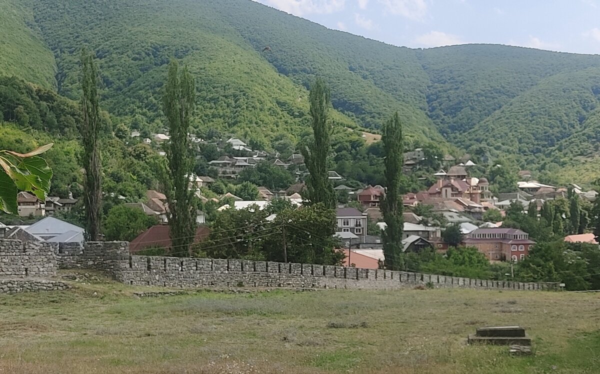 Вид на город из крепости