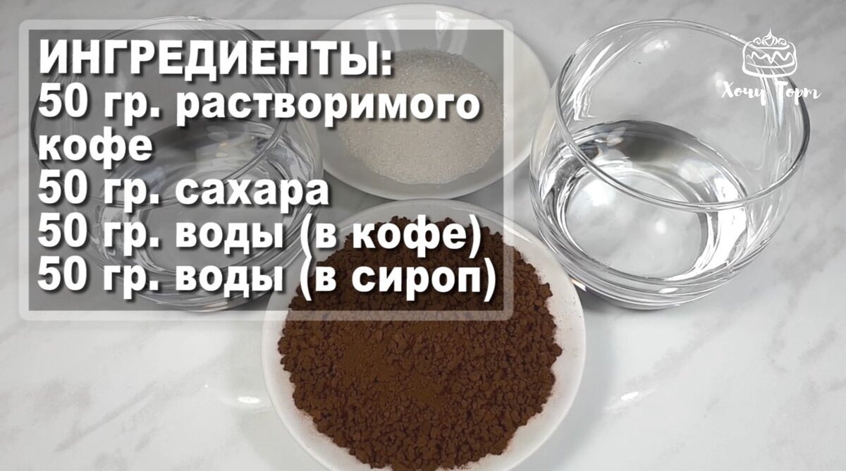 Рецепт кофейного сиропа