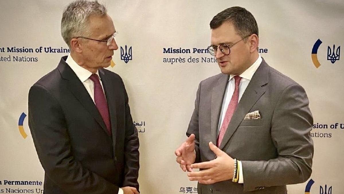    Йенс Столтенберг и Дмитрий Кулеба:twitter.com/DmytroKuleba