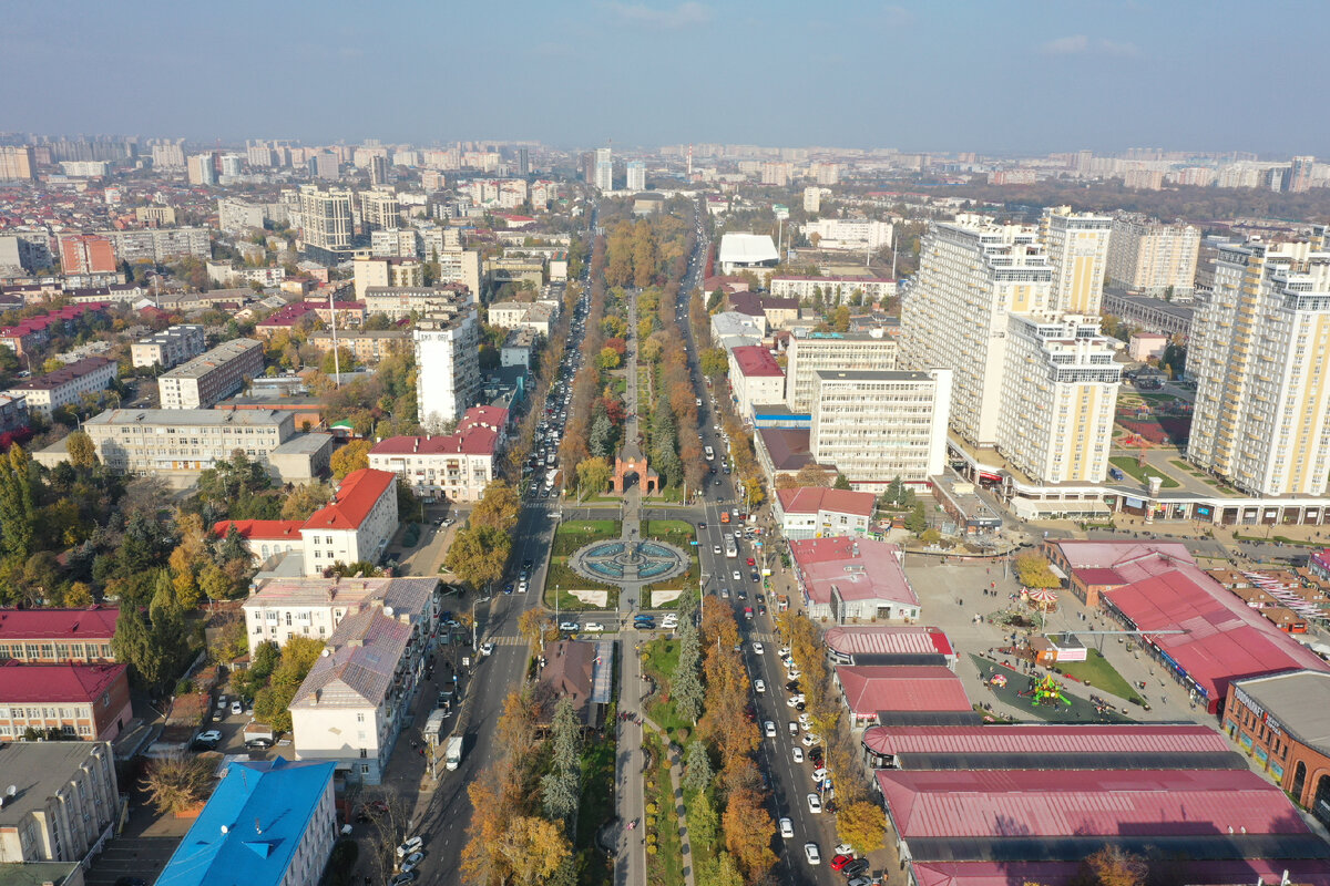 Вид на бульвар по ул. Красная