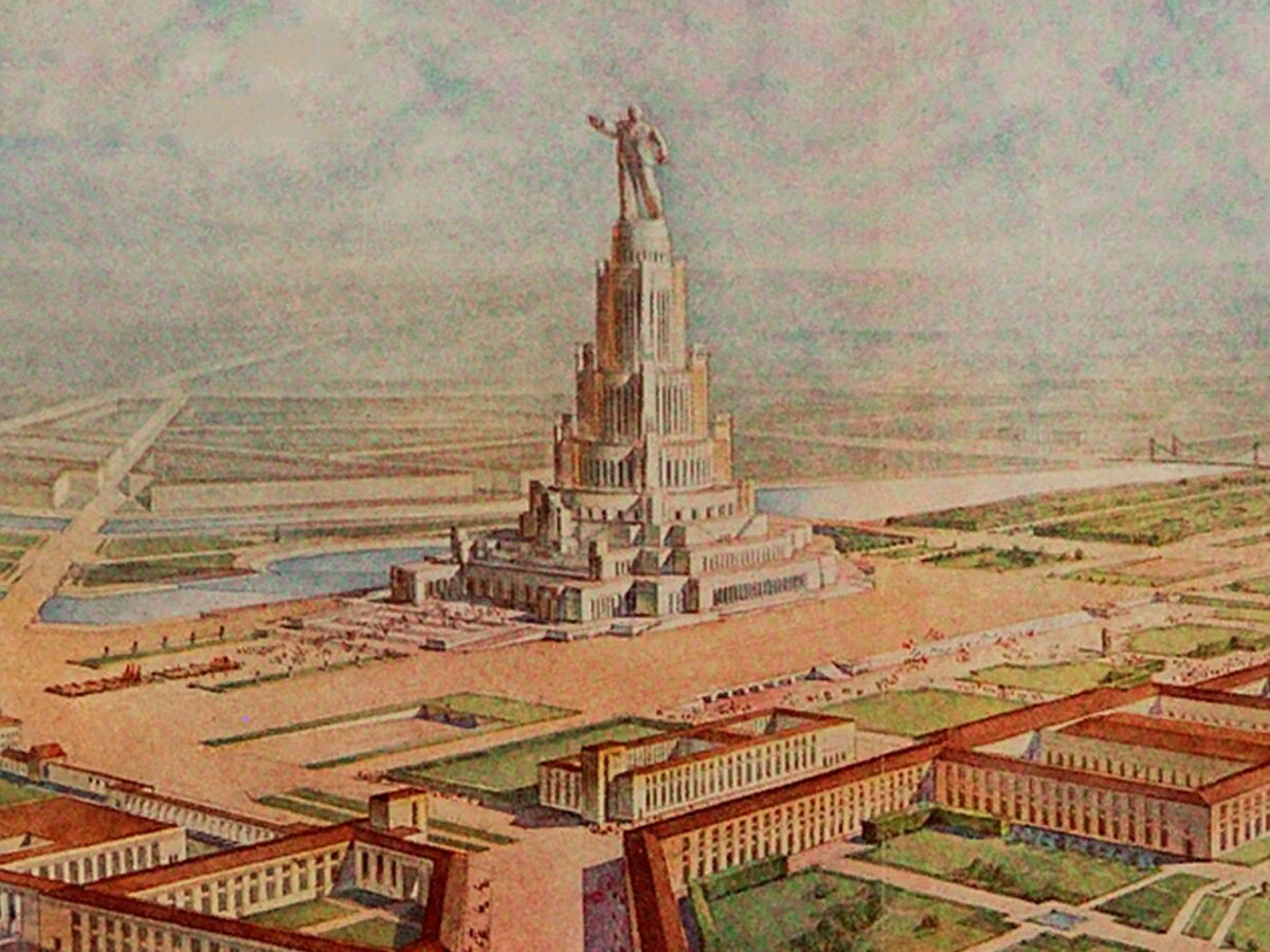 Проект Дворца Советов в Москве