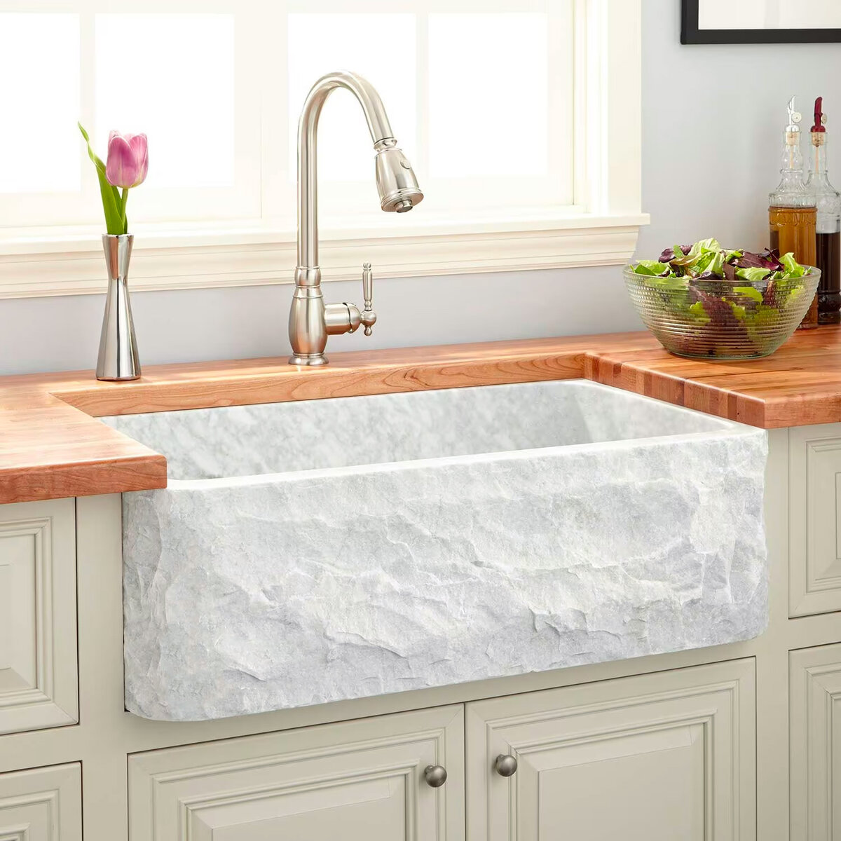 Мой ка из натурального мрамора