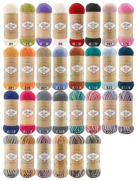 Я уже вязала из 11, 161, 433, 522, 836, 9006. Пару дней назад взяла снова 11й, 281й и 798й.