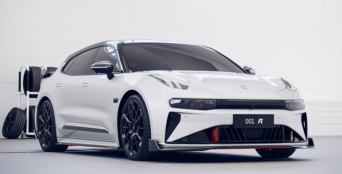 Китайский электромобиль Zeekr 001 FR