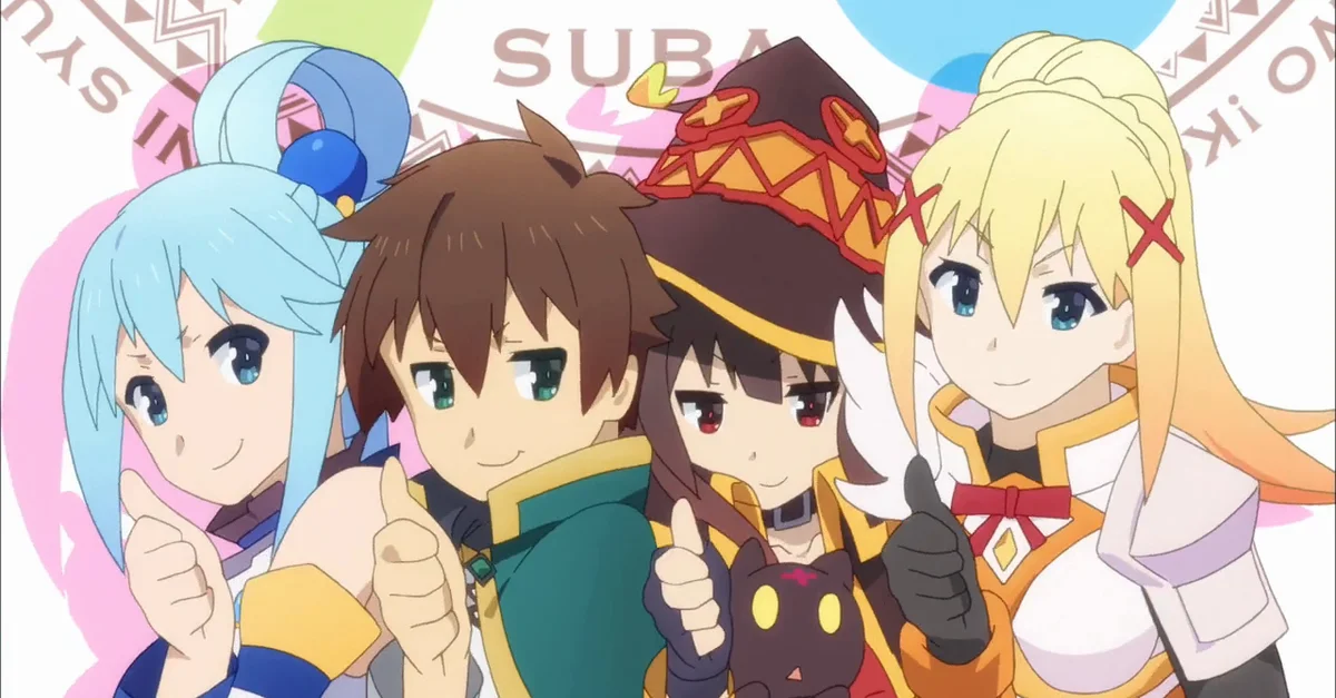 Это прекрасный мир. Konosuba. Коносуба опенинг. Аниме коносуба танцы. Konosuba Chunchunmaru