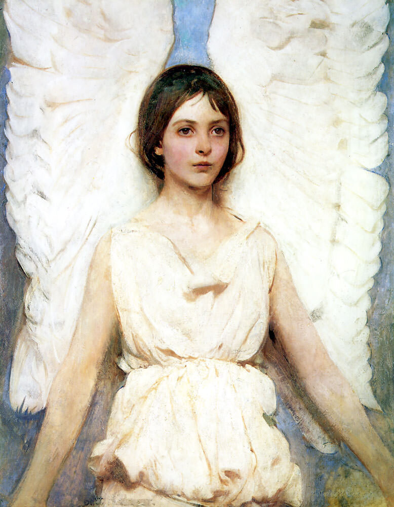 Ангел. Эббот Хендерсон Тэйер. 1889 г. 