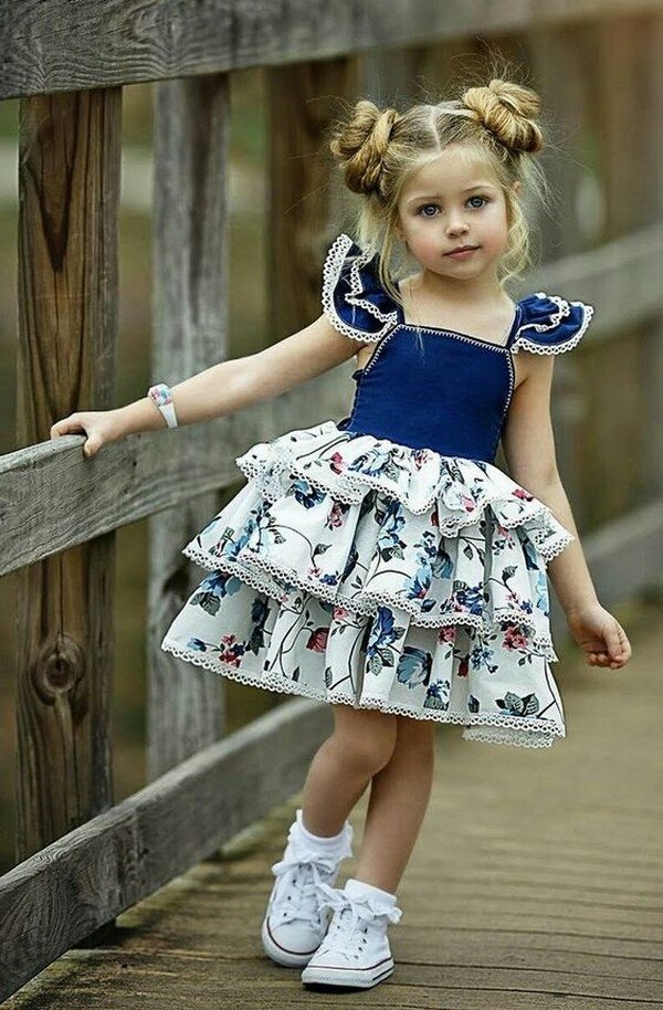 Детская одежда для девочек - шифоновые платья