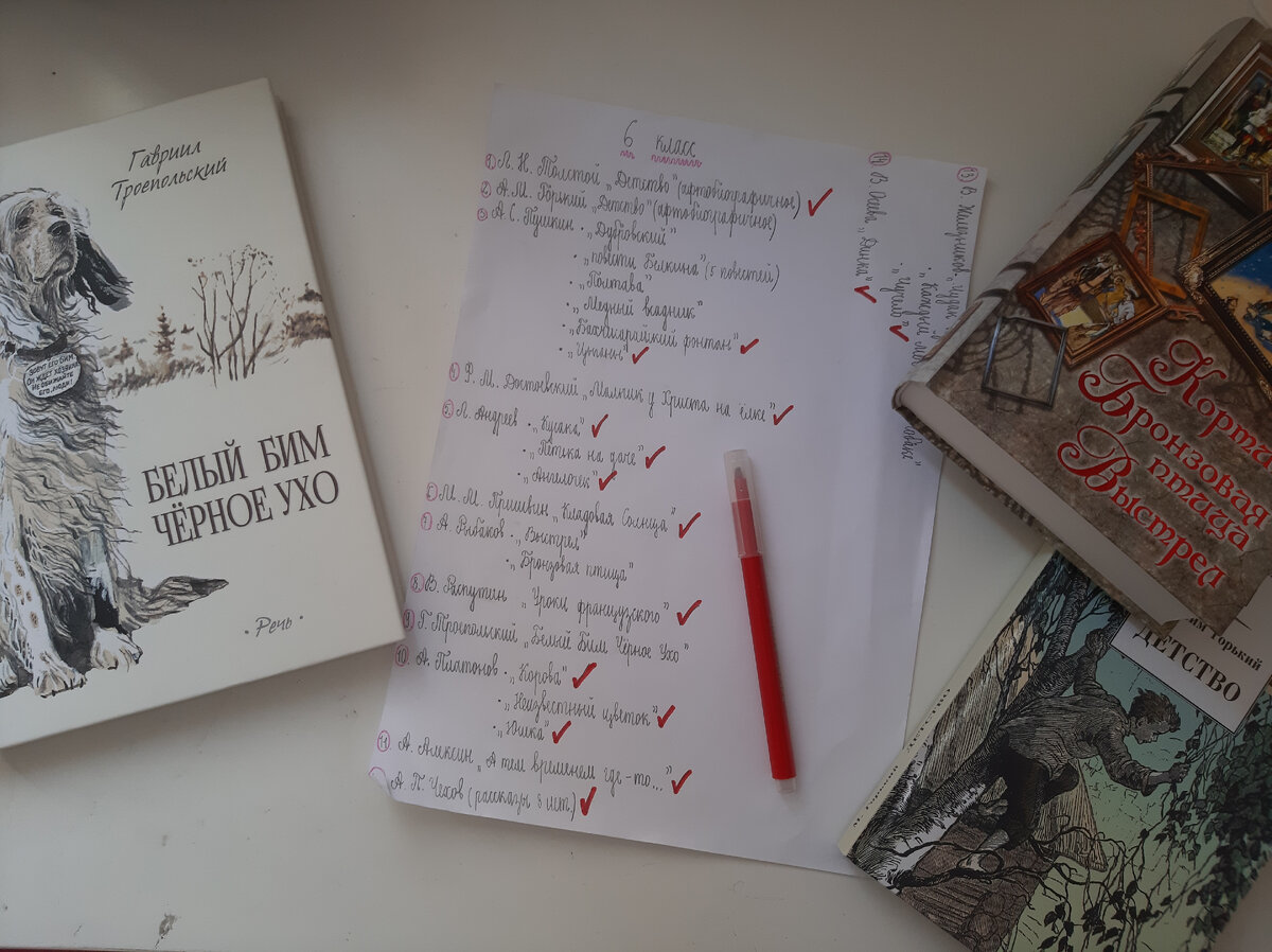 Мой список и те книги, что ещё предстоит осилить))
