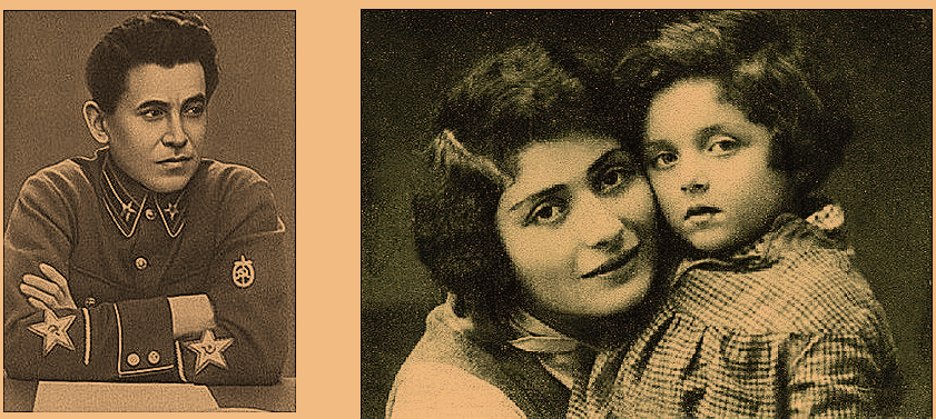 1. Николай Ежов. 2. Евгения Хаютина с дочерью Наташей