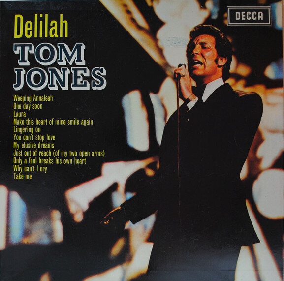 Обложка пластинки Тома Джонса Delilah (1968).