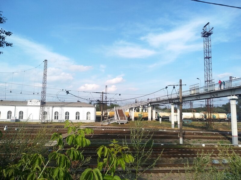 Железнодорожная станция Воскресенск. Авторское фото 2021 г.