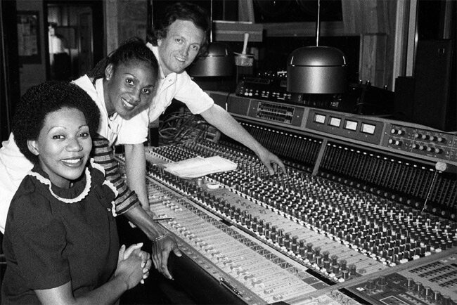 Frank Farian, Liz Mitchell and Marcia Barrett