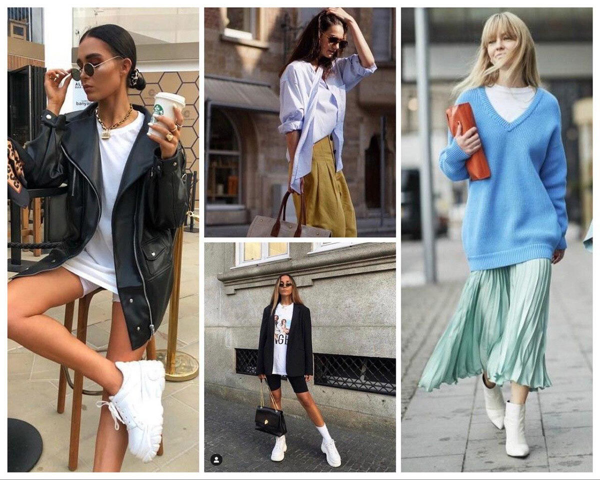 Платье Футболка С Джинсами фото 5