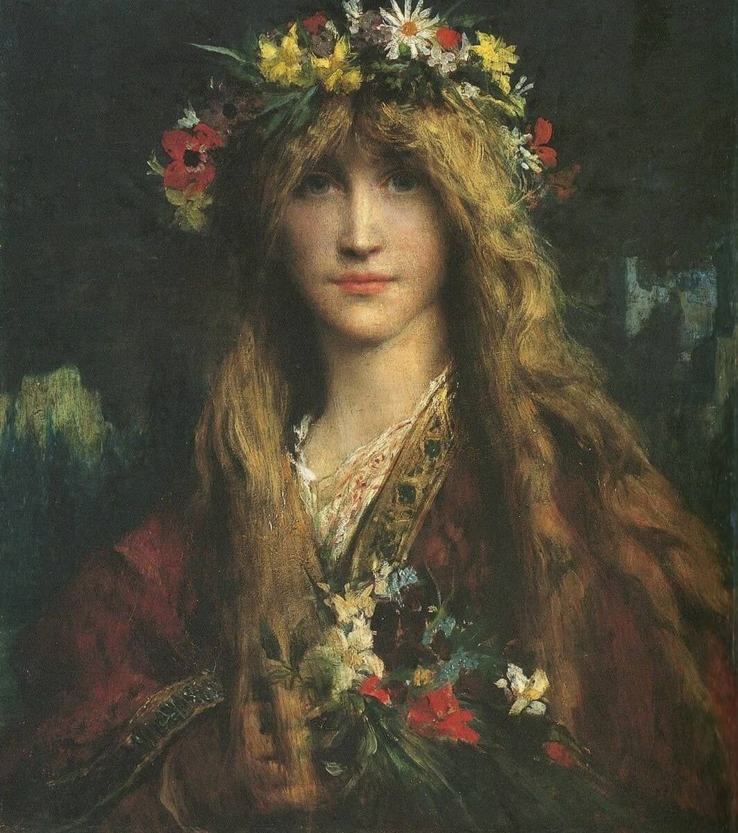 Офелия. Жюль-Эли Делонэ. 