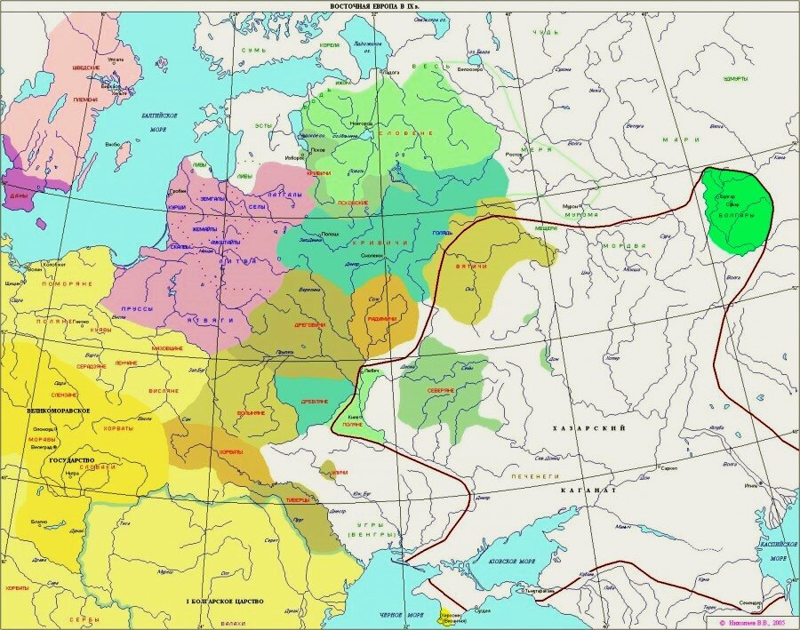 Карта восточной европы 13 века