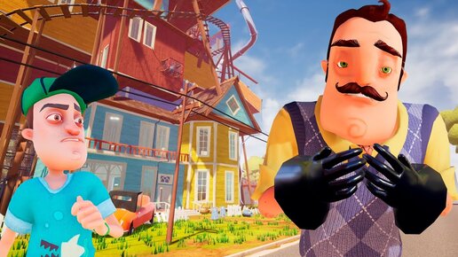 ШОУ ПРИВЕТ СОСЕД!ВОРУЕМ ВЕЩИ У СОСЕДА ВАСИЛИЧА В 3 АКТЕ!ИГРА HELLO NEIGHBOR ЧЕЛЛЕНДЖИ И ПРИКОЛЫ!FUN!