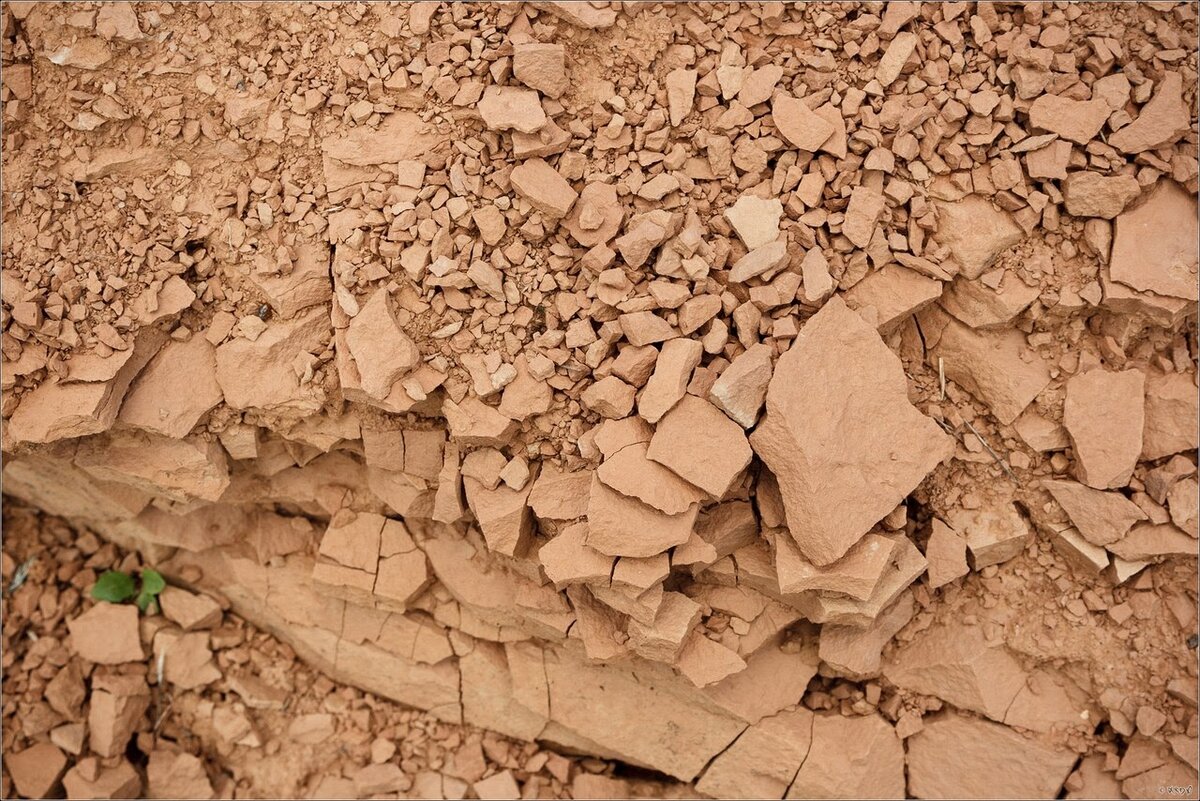 Платформы имеют древний фундамент сложенный из осадочных пород глины песка известняка
