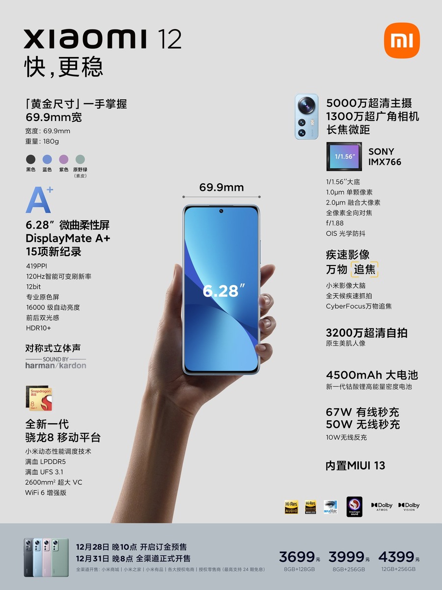 Мероприятие компании Xiaomi стартовало и в его начале, как и ожидалось, были представлены смартфоны серии Xiaomi 12. Подписывайтесь на наш YouTube-канал!-2
