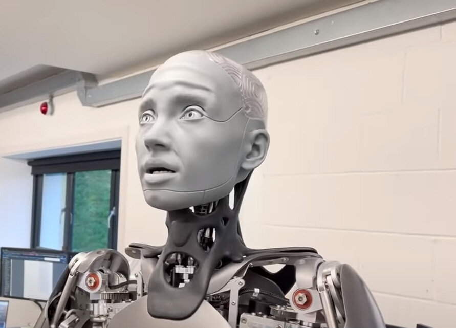 Мимика лица человекоподобного робота